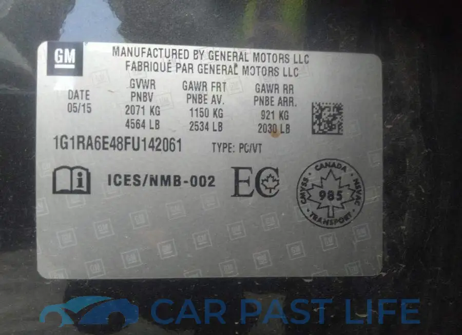 1G1RA6E48FU142061# 9
