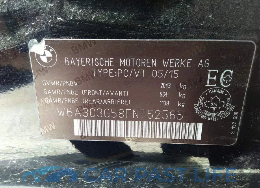 WBA3C3G58FNT52565# 9