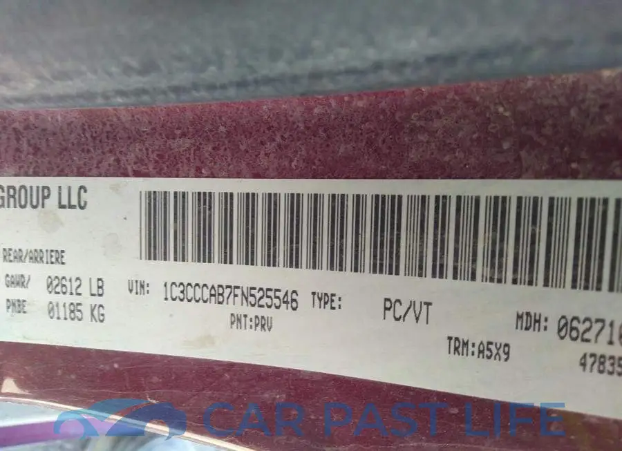 1C3CCCAB7FN525546# 9