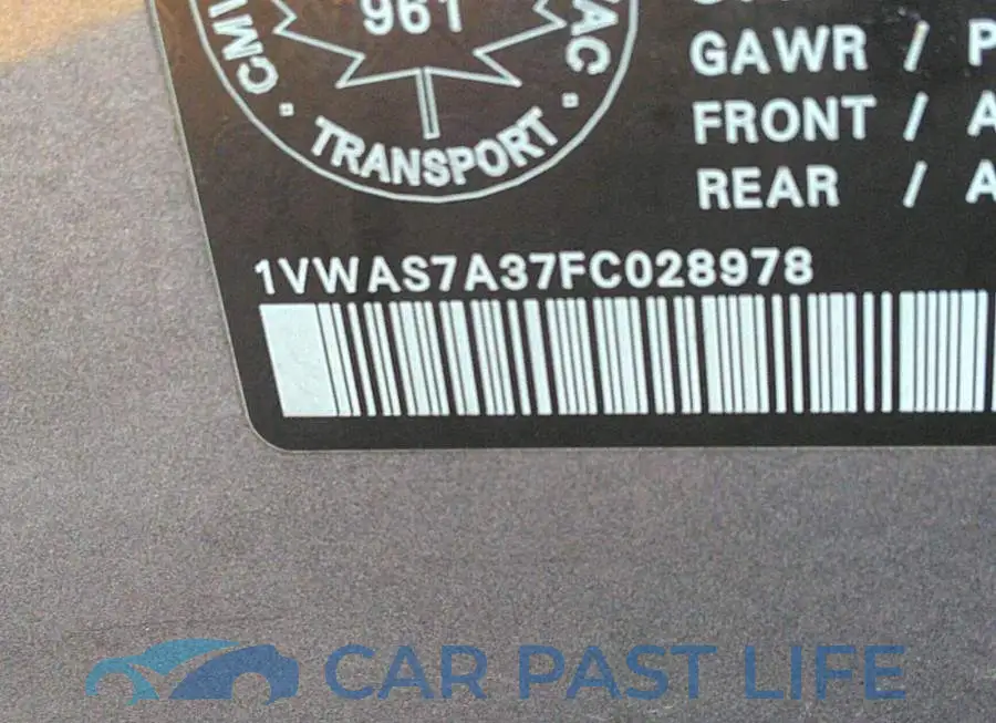 1VWAS7A37FC028978# 9