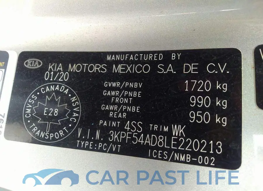 3KPF54AD8LE220213# 9