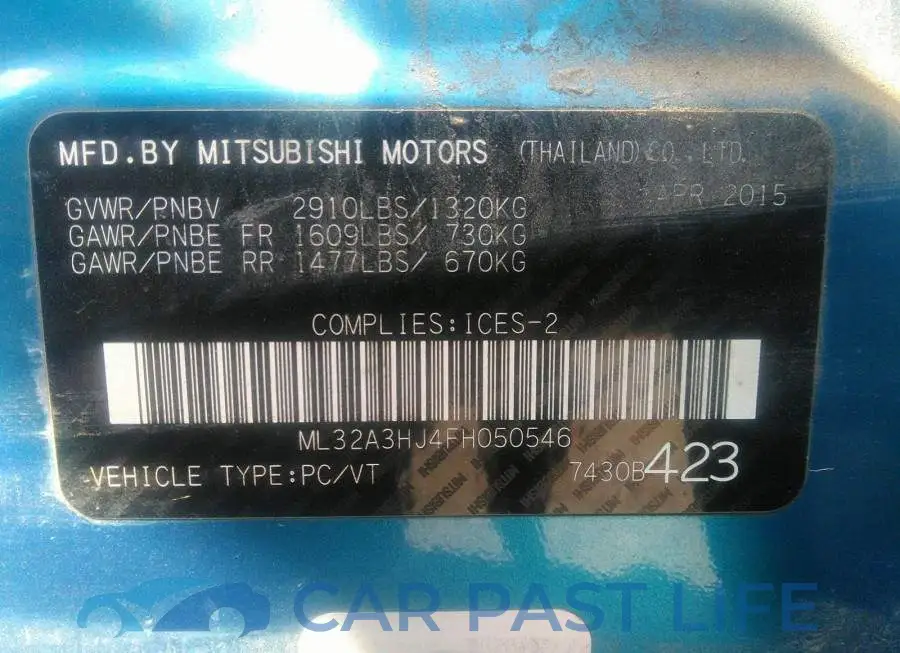 ML32A3HJ4FH050546# 9