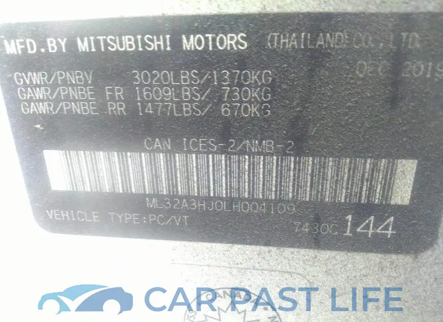 ML32A3HJ0LH004109# 9
