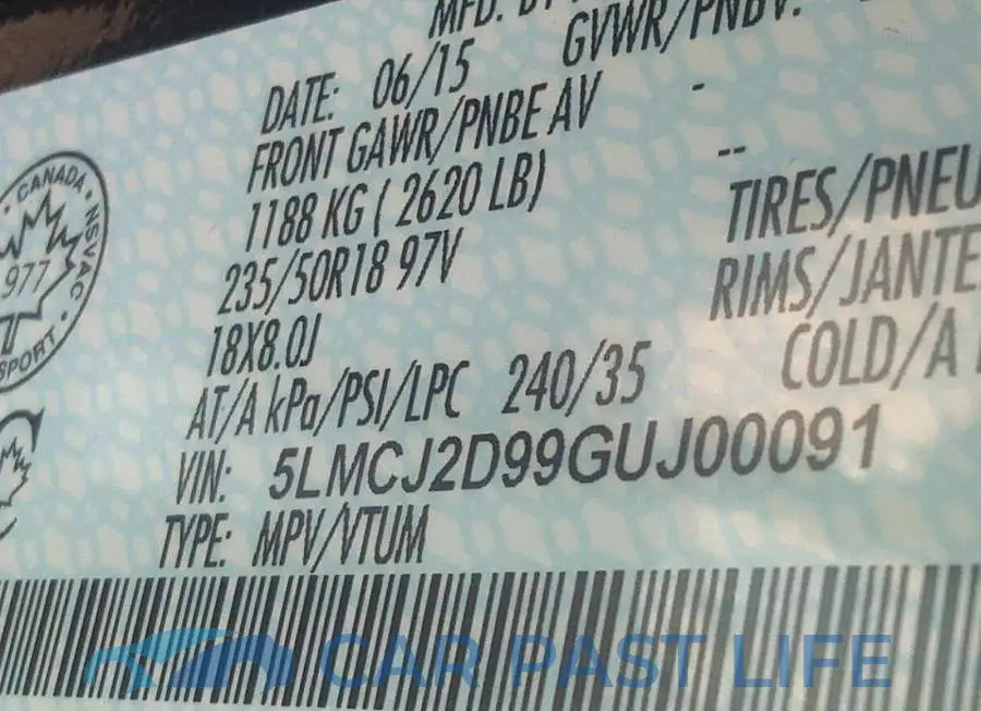5LMCJ2D99GUJ00091# 9