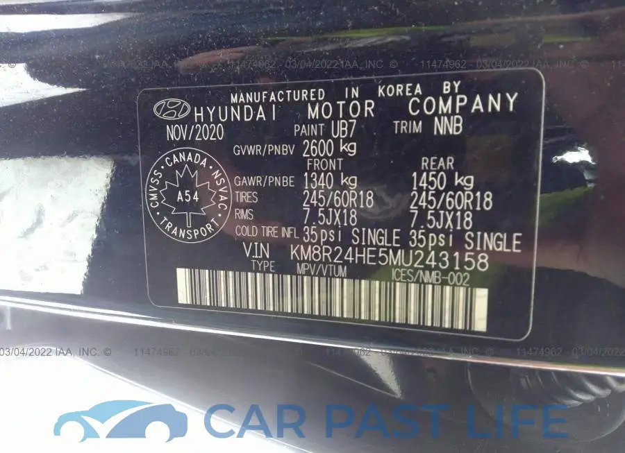 KM8R24HE5MU243158# 9
