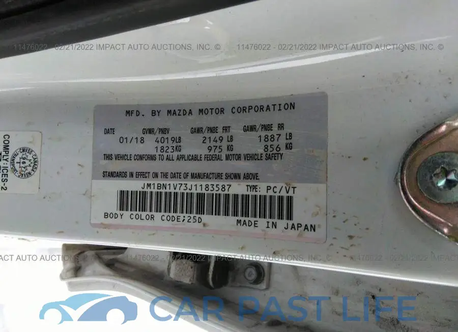 JM1BN1V73J1183587# 9
