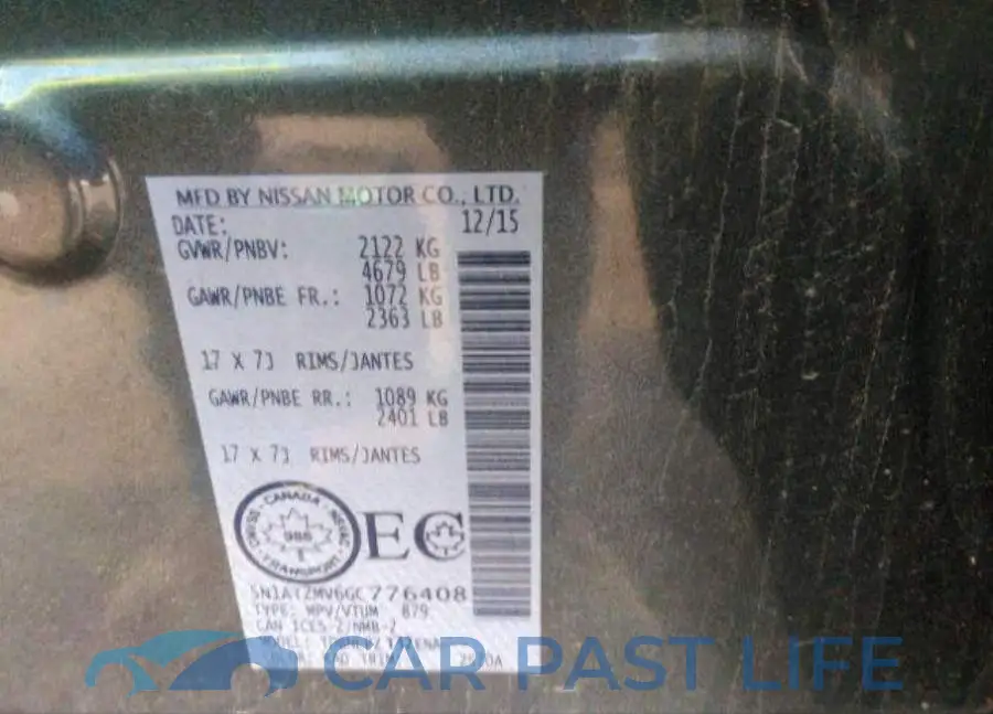 5N1AT2MV6GC776408# 10