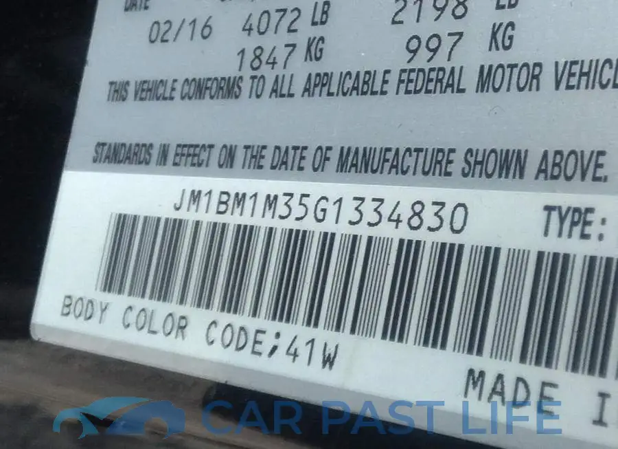 JM1BM1M35G1334830# 9