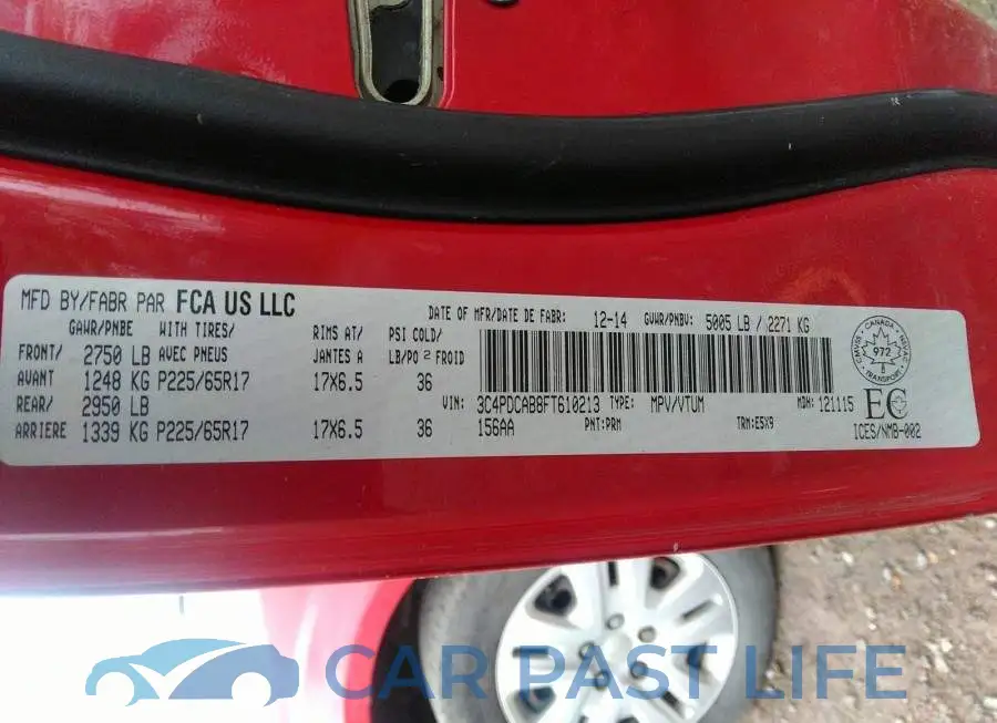 3C4PDCAB8FT610213# 9