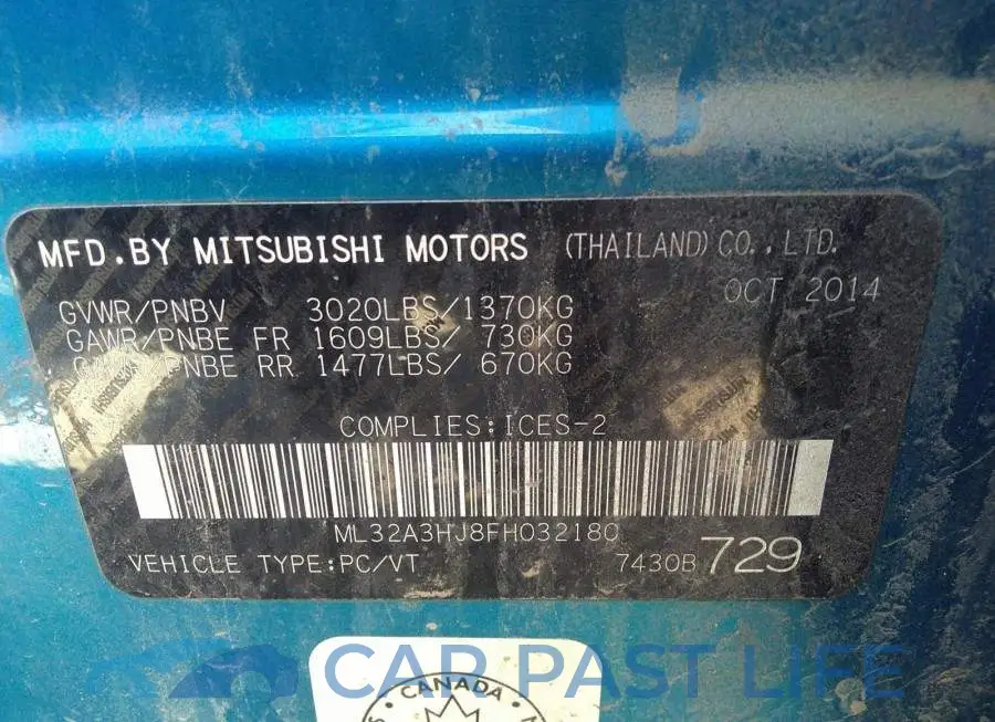 ML32A3HJ8FH032180# 9