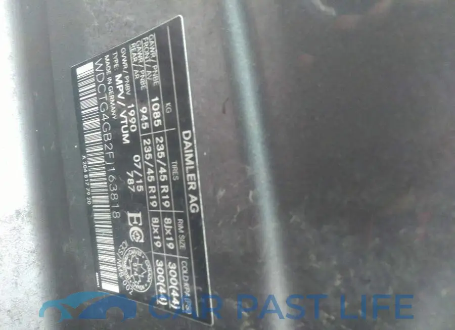 WDCTG4GB2FJ163818# 9