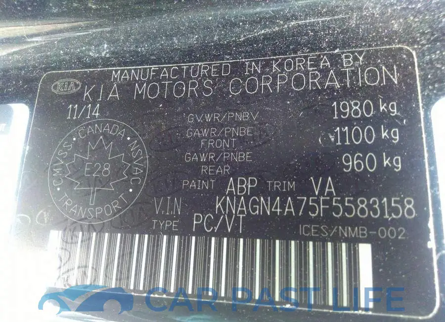 KNAGN4A75F5583158# 9