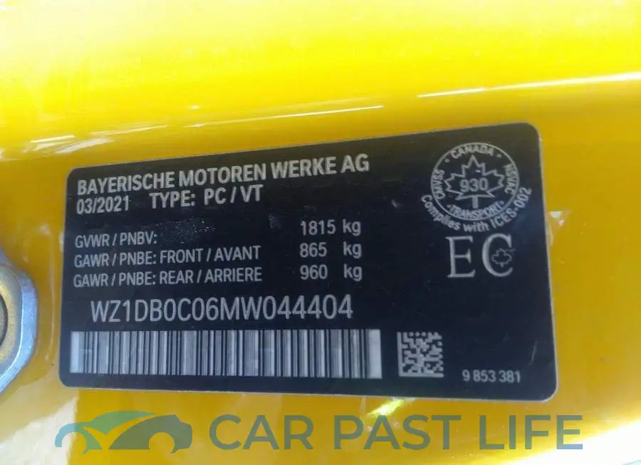 WZ1DB0C06MW044404# 9