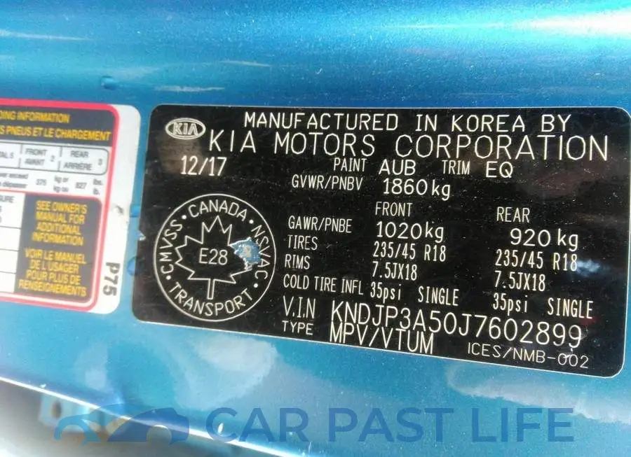 KNDJP3A50J7602899# 9