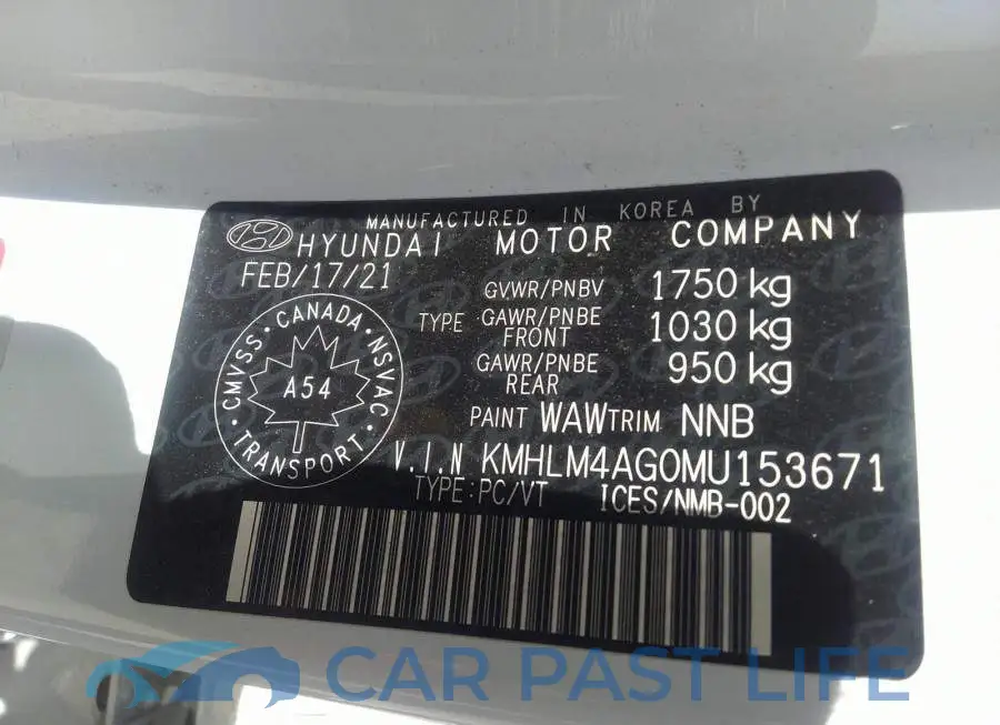 KMHLM4AG0MU153671# 9