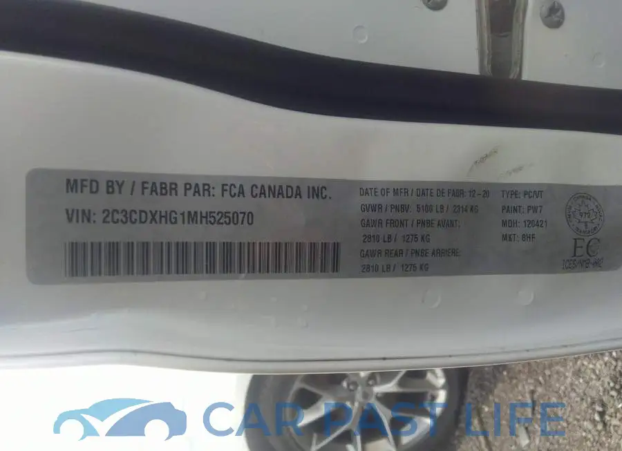 2C3CDXHG1MH525070# 9