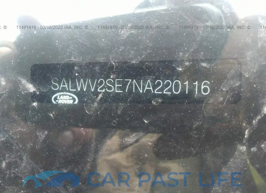 SALWV2SE7NA220116# 9