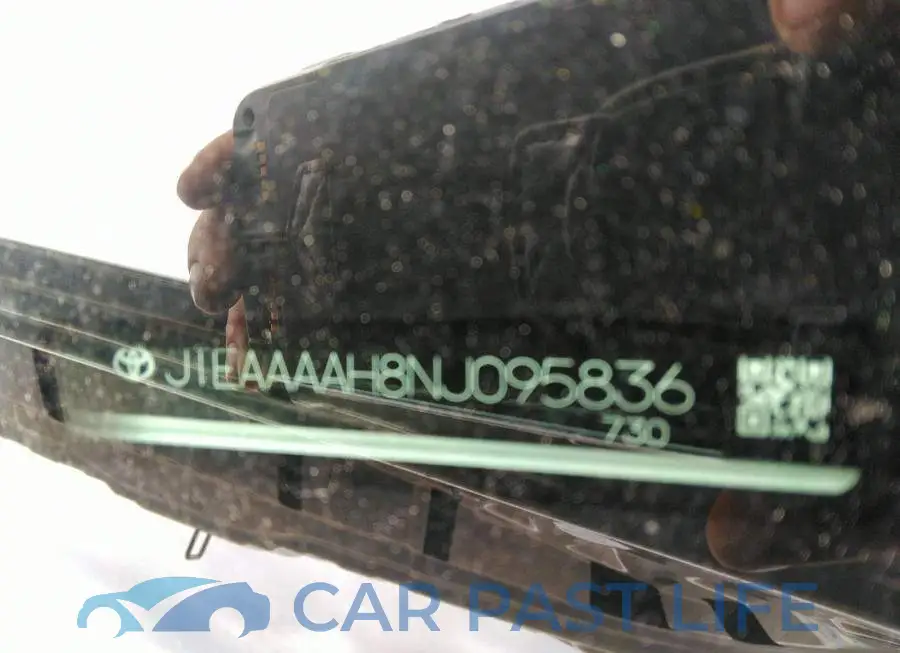 JTEAAAAH8NJ095836# 9