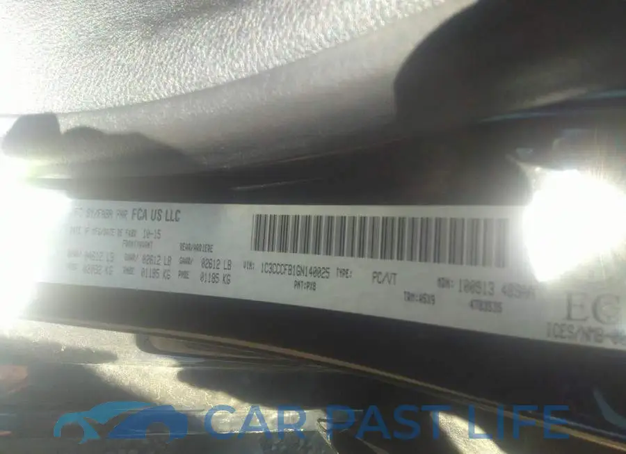 1C3CCCFB1GN140025# 9