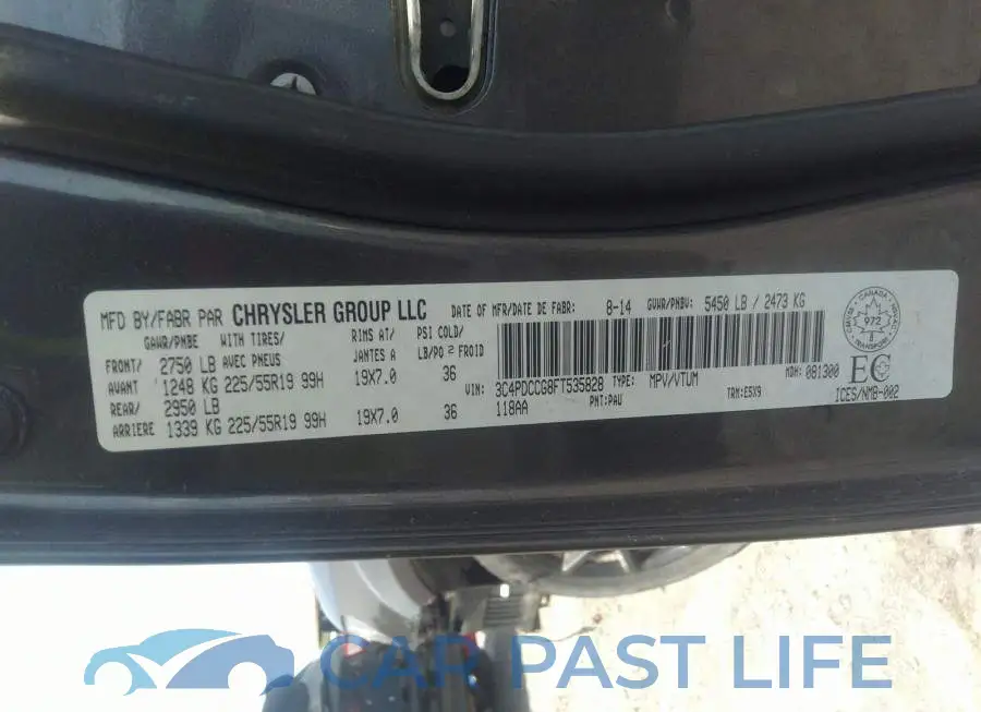 3C4PDCCG8FT535828# 9
