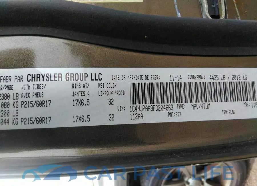 1C4NJPAA8FD204663# 9