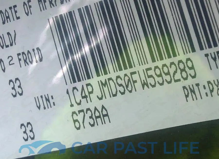 1C4PJMDS0FW599289# 9