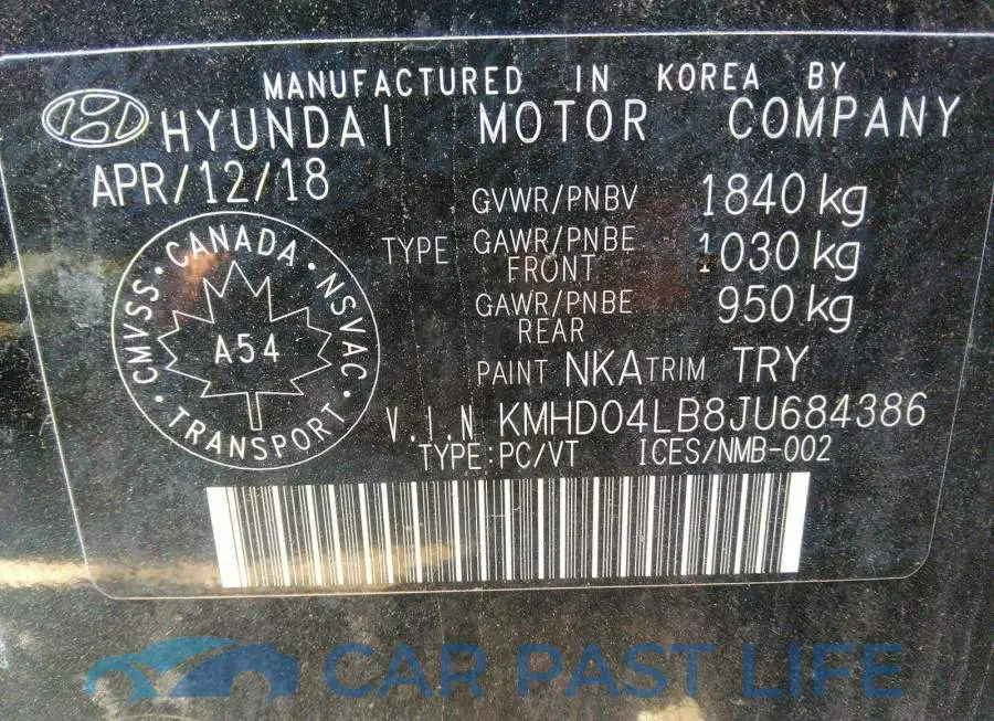 KMHD04LB8JU684386# 9