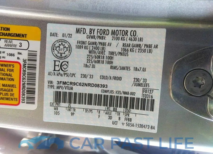 3FMCR9C62NRD08393# 9