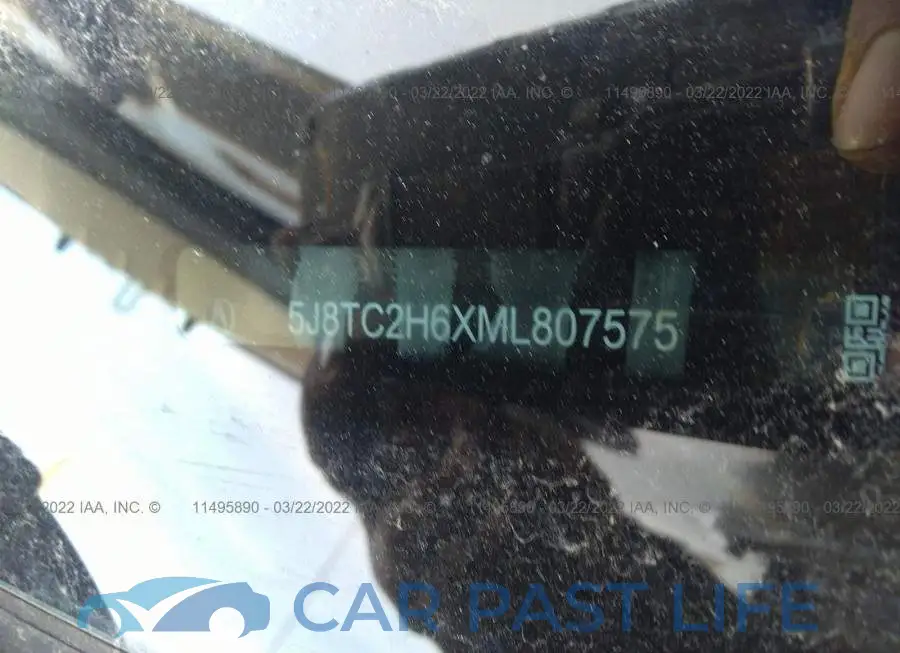 5J8TC2H6XML807575# 9