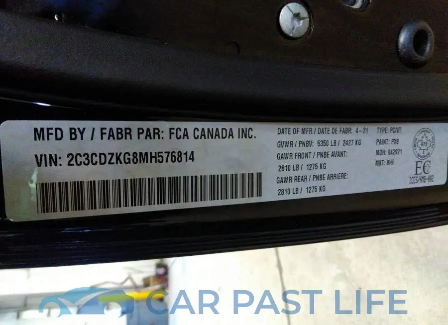 2C3CDZKG8MH576814# 9