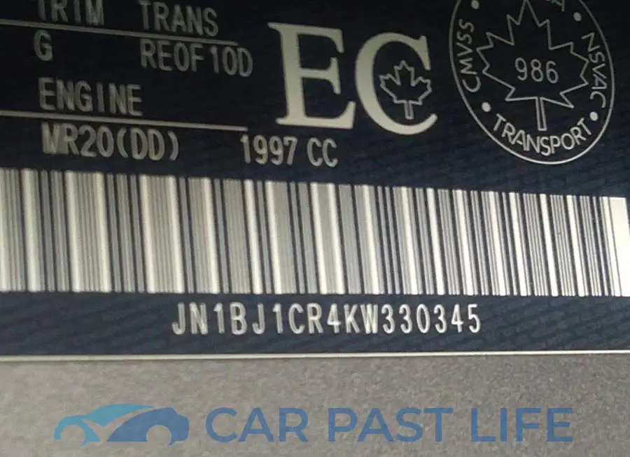 JN1BJ1CR4KW330345# 9