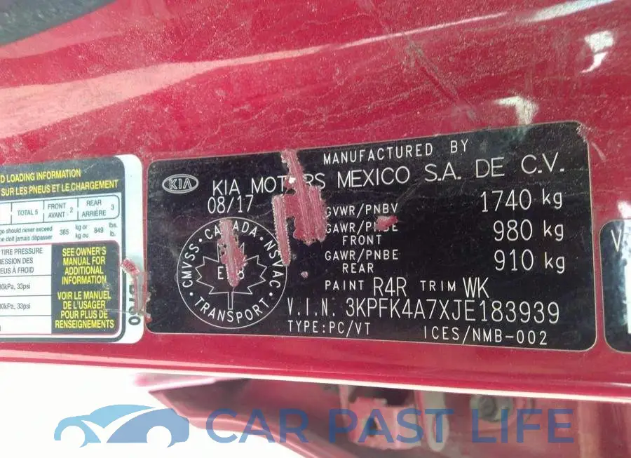 3KPFK4A7XJE183939# 9