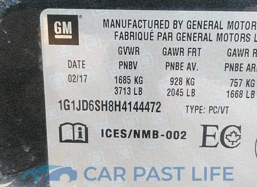 1G1JD6SH8H4144472# 9
