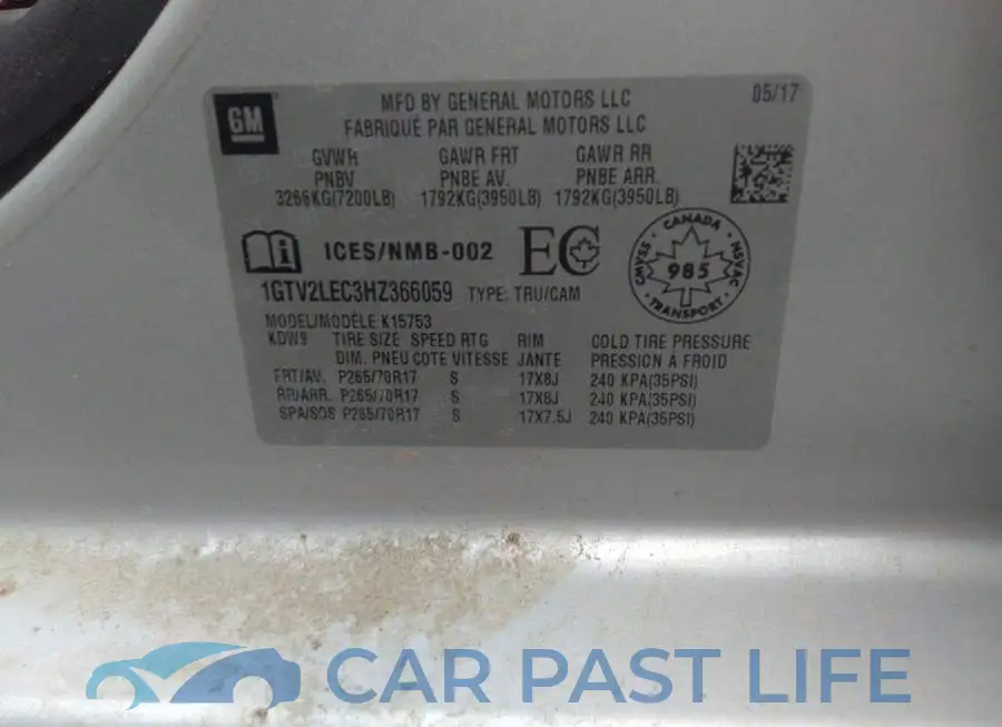 1GTV2LEC3HZ366059# 9