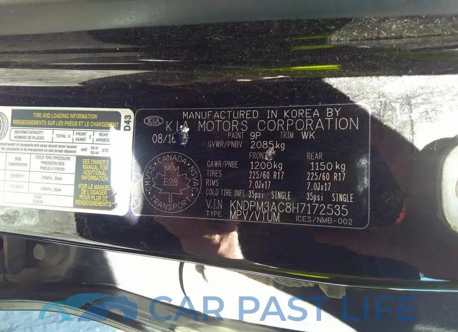 KNDPM3AC8H7172535# 9