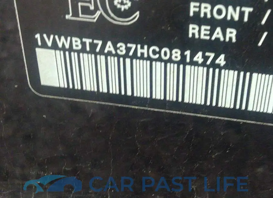 1VWBT7A37HC081474# 9