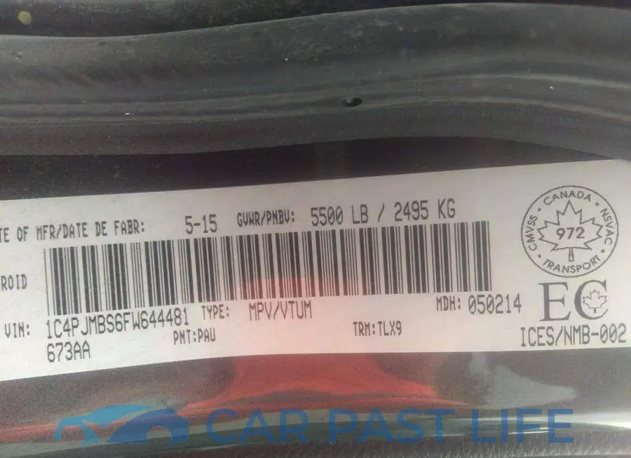 1C4PJMBS6FW644481# 9