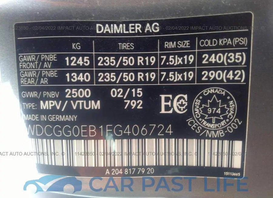 WDCGG0EB1FG406724# 9