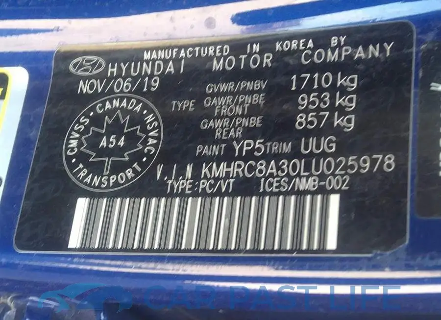 KMHRC8A30LU025978# 9