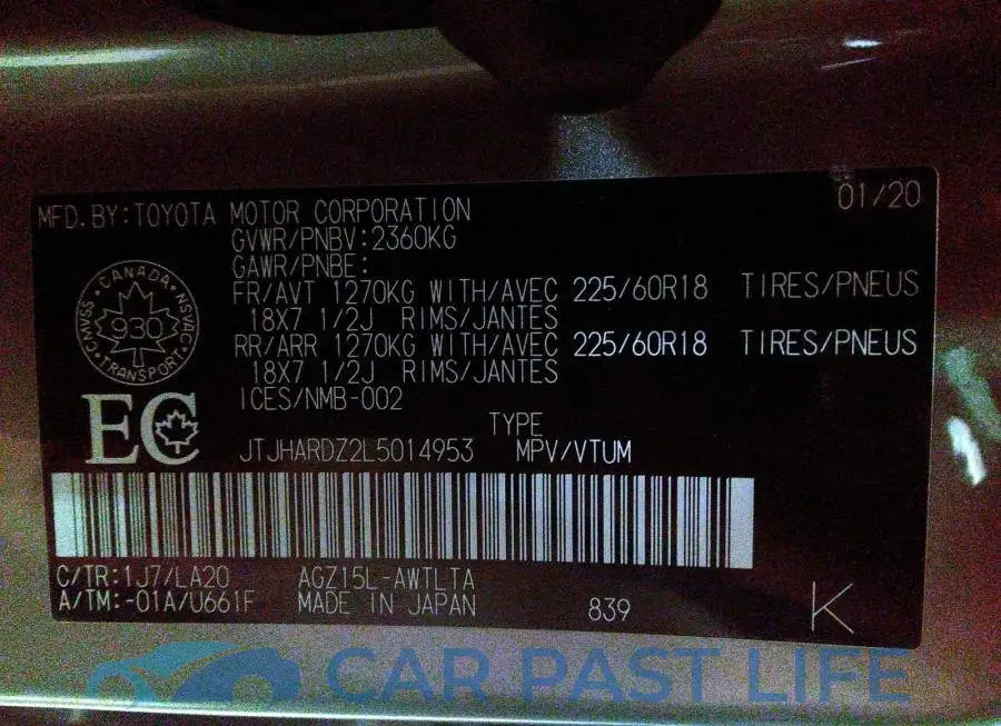 JTJHARDZ2L5014953# 9