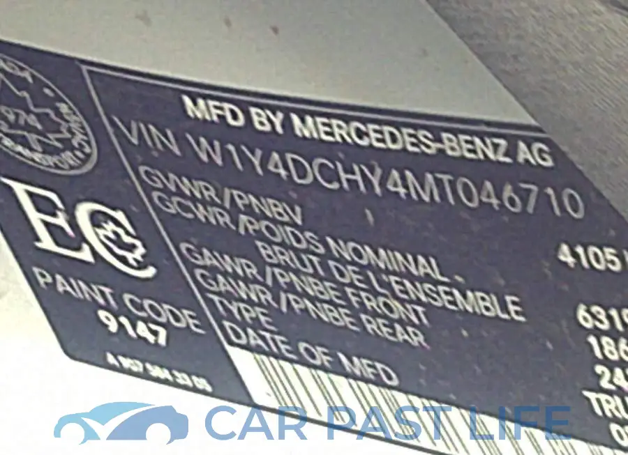 W1Y4DCHY4MT046710# 9