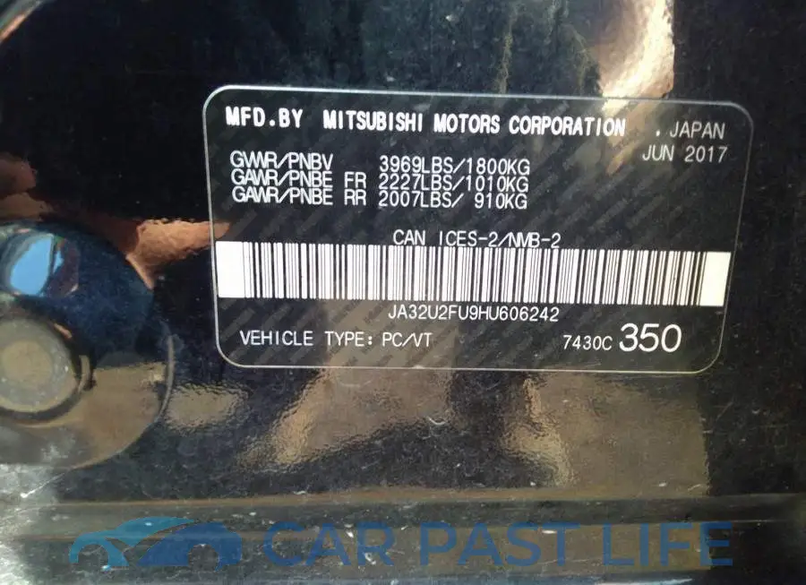JA32U2FU9HU606242# 9