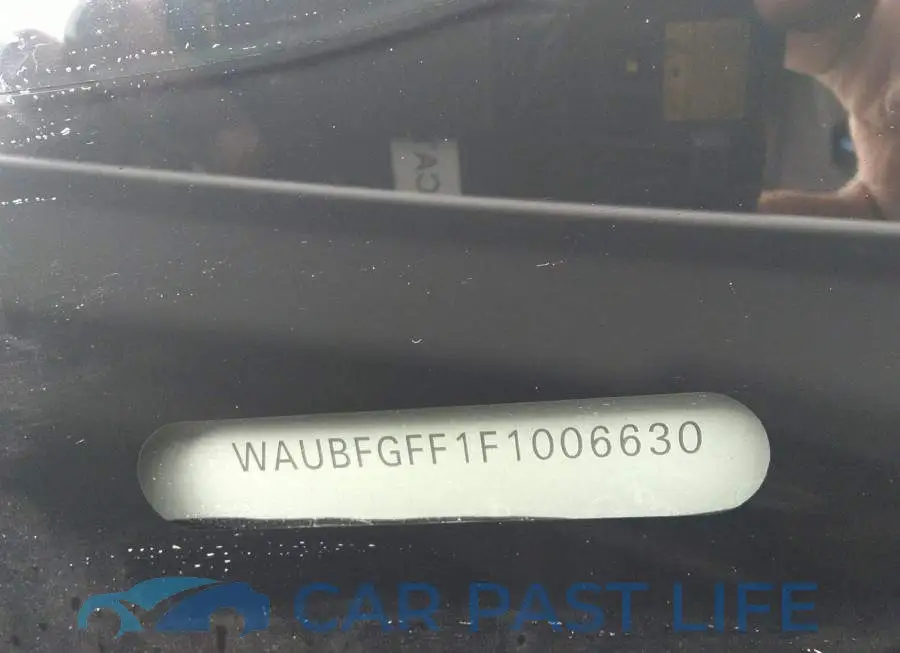 WAUBFGFF1F1006630# 9