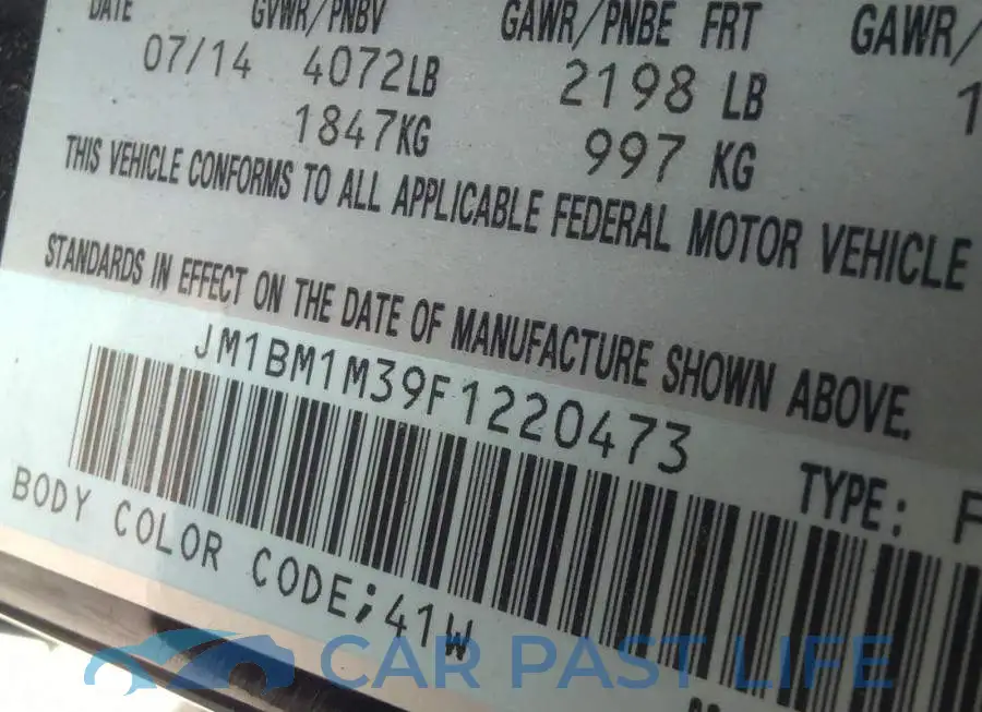 JM1BM1M39F1220473# 9