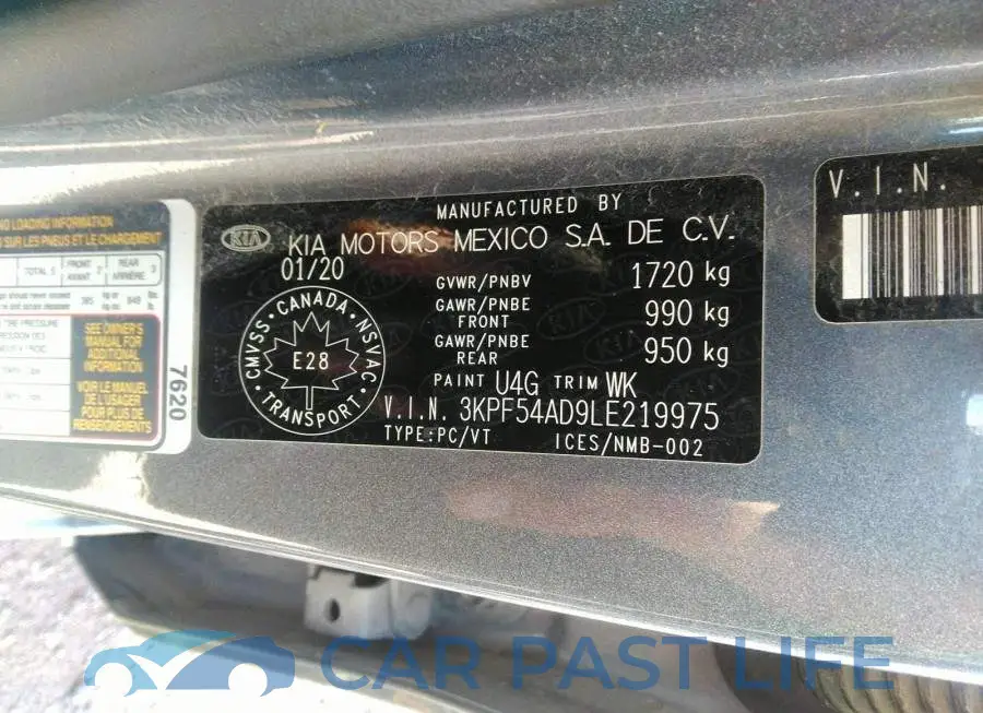 3KPF54AD9LE219975# 9
