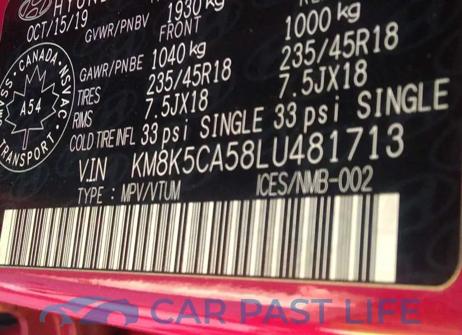 KM8K5CA58LU481713# 9