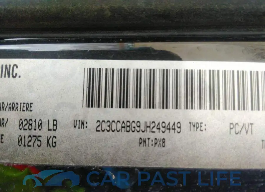 2C3CCABG9JH249449# 9