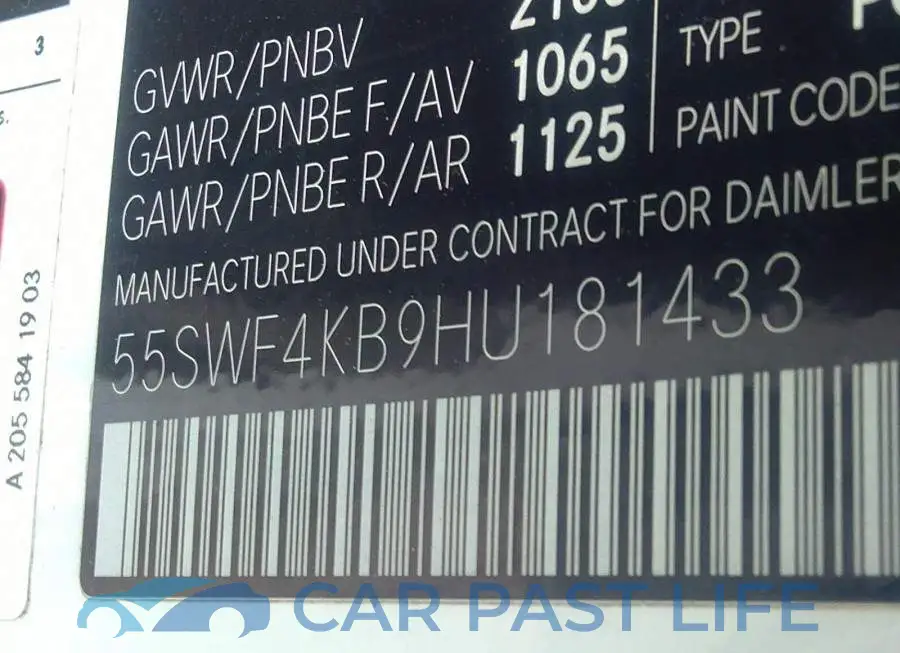 55SWF4KB9HU181433# 9