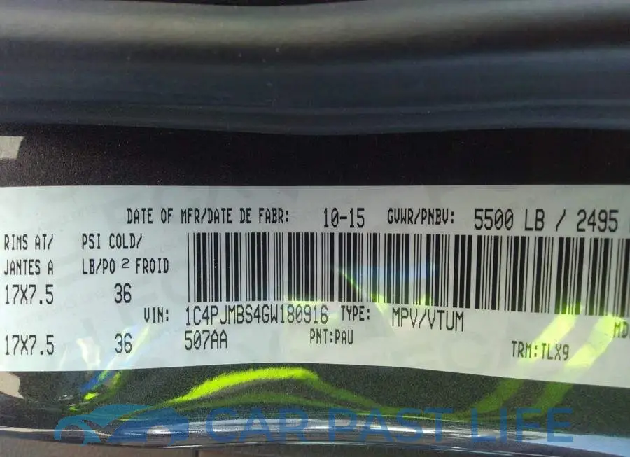 1C4PJMBS4GW180916# 9