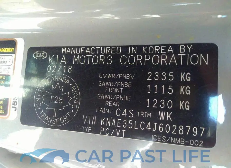 KNAE35LC4J6028797# 9